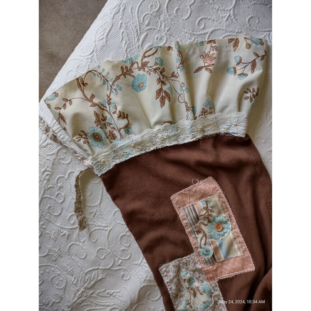 OOAK Upcycle Boho Shabby Chic Ladies Bloomers Pantaloons Patchwork refashioned - Picture 10 of 10